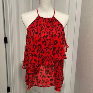 Who What Wear leopard top